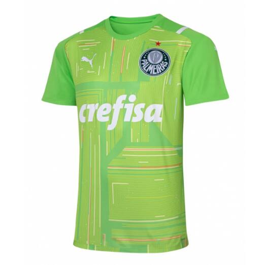 2021/22 Palmeiras Green Goalkeeper Soccer Jersey Shirt